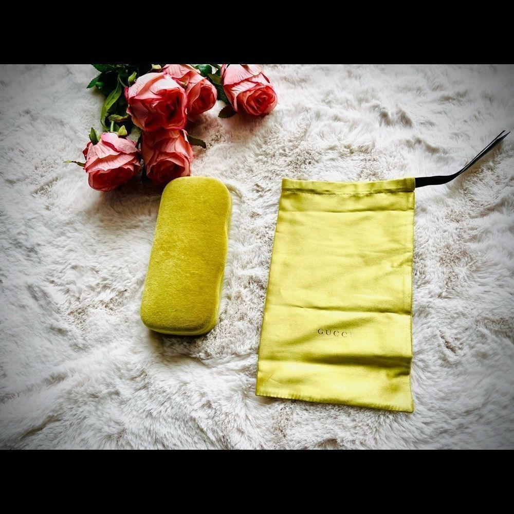 ♥️ Gucci eyeglass case, cleaning cloth and silk pouch - Picture 5 of 16